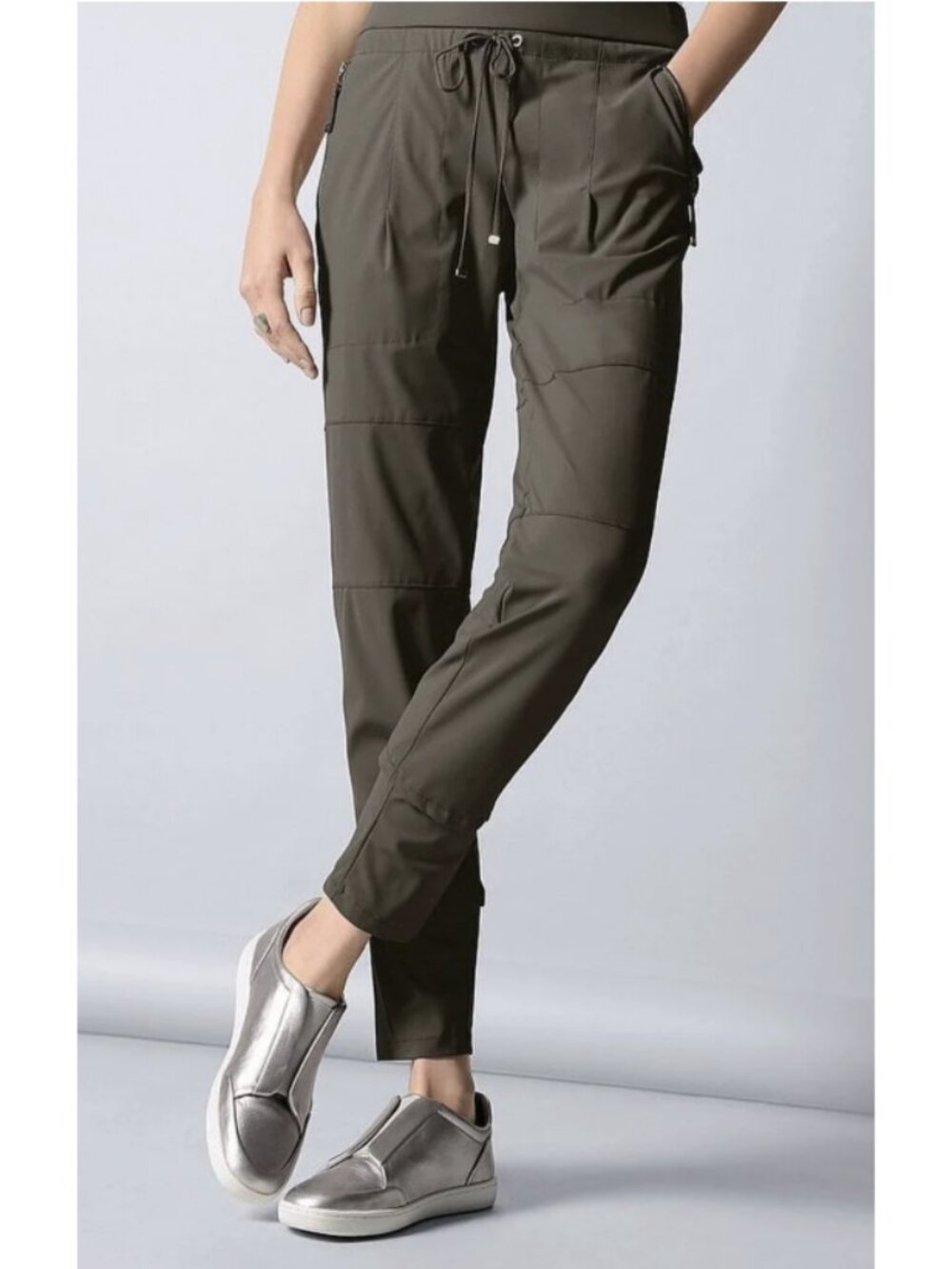 RAFFAELLO ROSSI Candy Jogger Pants Dark Forest US 14 Travel Lounge Athleisure